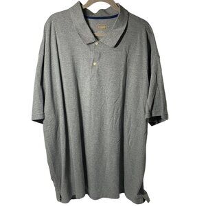 The Foundry Supply Co. Men’s Polo Shirt, Heather Gray,  Short Sleeve,  Size 5XL